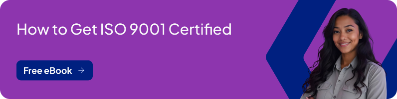How to Get ISO 9001 Certified - Free eBook (Banner)