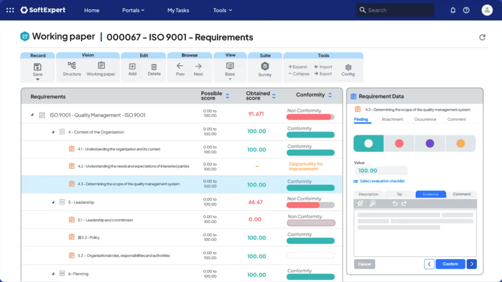 software para gestão da qualidade softexpert