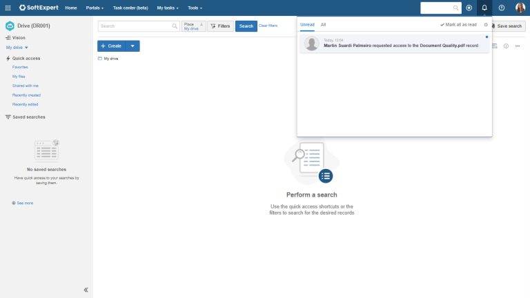 The features of creating files directly in your Drive, making copies of ...