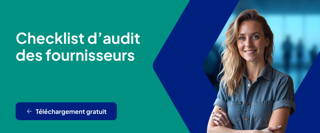 Checklist d'audit des fournisseurs