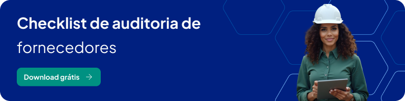 Checklist de auditoria de fornecedores