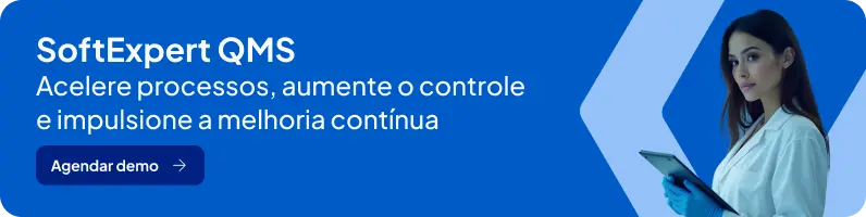 Banner - SoftExpert QMS: acelere processos, aumente o controle e impulsione a melhora contínua