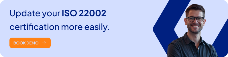 Update your ISO 22002 certification more easily.
