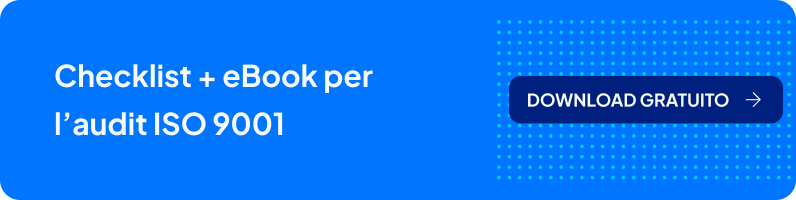 Banner per l'eBook e la Checklist per ISO 9001