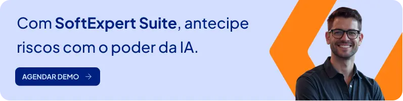 Com SoftExpert Suite, antecipe riscos com o poder da IA - Banner.