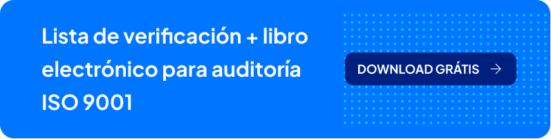 Lista de verificación + libro electrónico para auditoría ISO 9001 - Banner