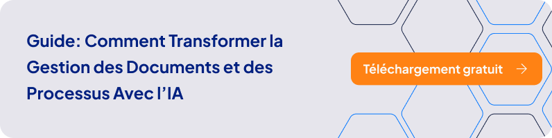 Banner - Guide - Comment Transformer la Gestion des Documents et des Processus Avec l’IA