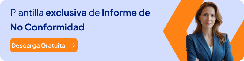 Plantilla EXCLUSIVA de Informe de No Conformidad - Descarga Gratuita (Banner)